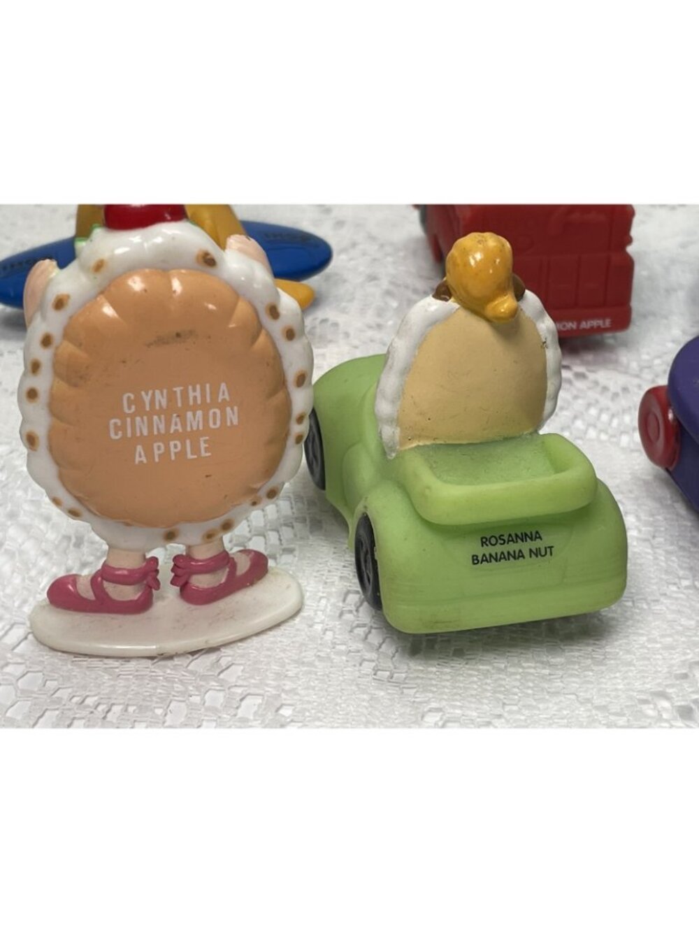 Vintage Lot Of 8 IHOP Restaurant PVC Toy Figures Driving Cars from 1996 - Picture 16 of 16
